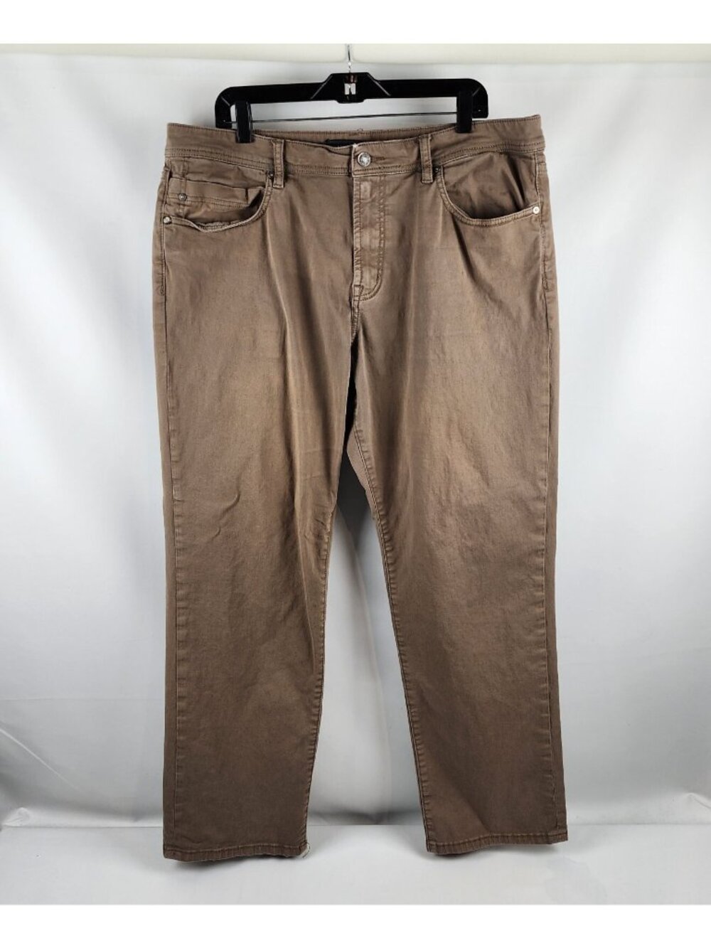 LIVERPOOL Pants Mens 38x31 Relaxed Straight Twill Color Cub Tan LGR301DC32